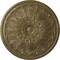 Ekena Millwork Bordeaux Ceiling Medallion (Canopies up to 3 1/4"), 22 5/8"OD x 1 3/4"P, Mississippi Mud Crackle CM22BOMMC - alternate 1